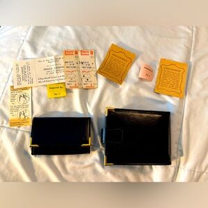 NWT Vintage Princess Gardner Cowhide Leather Key Case & Wallet